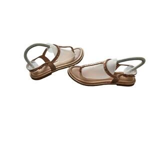 Thong Sandals Rose Gold w/gems ALDO Women's  6.5‎